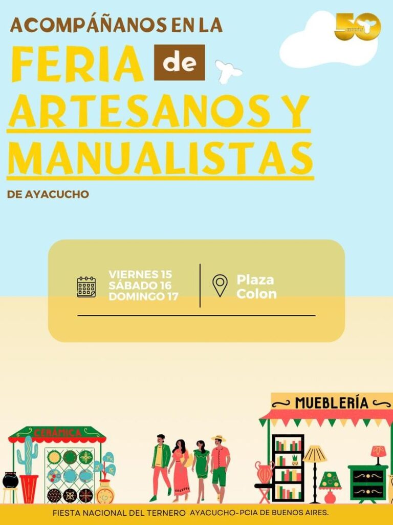 La tradicional Feria de Artesanos los espera en la Plaza Colón ...